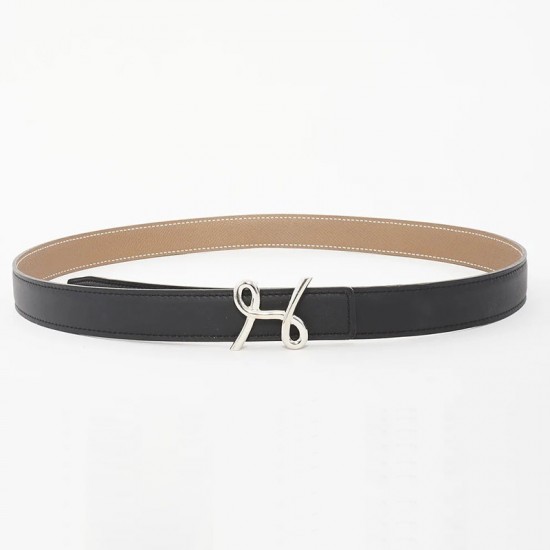 Hermes waist belt buckle Cursives 24mm 0091 Hermes waist belt buckle Cursives 24mm 0091