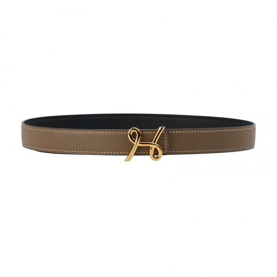 Hermes waist belt buckle Cursives 24mm 0091 Hermes waist belt buckle Cursives 24mm 0091