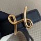 Hermes waist belt buckle Cursives 24mm 0091 Hermes waist belt buckle Cursives 24mm 0091