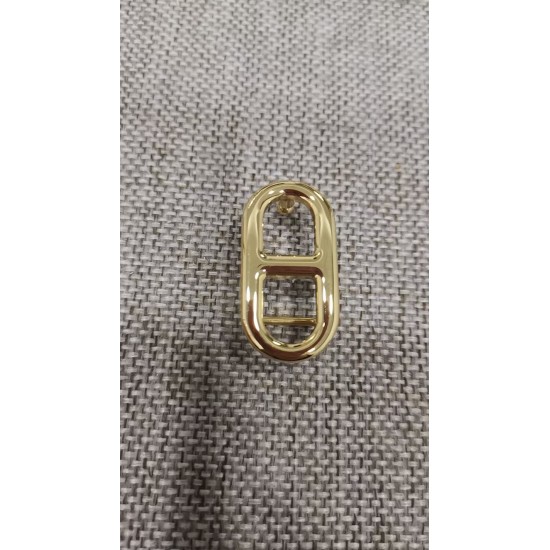 Hermes waist belt buckle Maillon H 13mm 0098 Hermes waist belt buckle Maillon H 13mm 0098