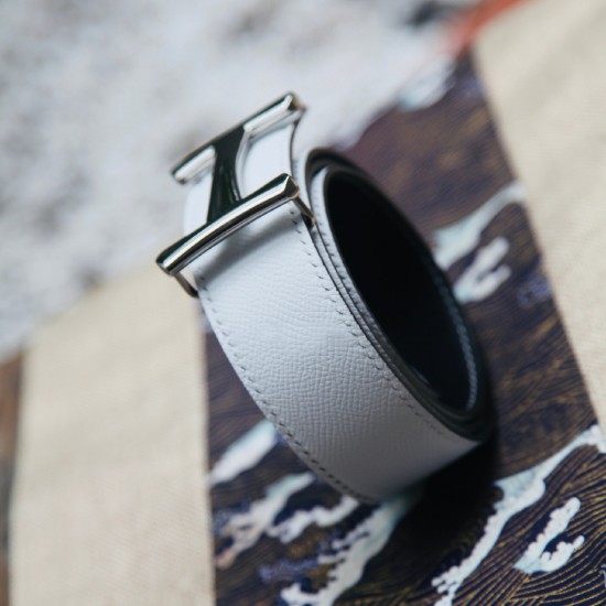 Hermes quality stainless steel leather waist buckle 33mm and 40mm