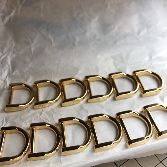 Japan solid brass high quality D-ring, Dee-ring 6pc/lot Japan solid brass high quality D-ring, Dee-ring 6pc/lot