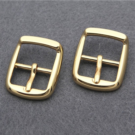 2 pc/lot Japanese solid brass 18K real gold plating hardware buckle