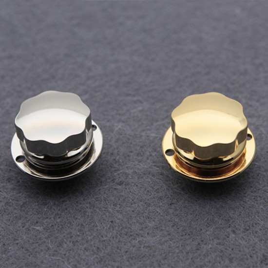 Japanese solid brass 18K real gold plating hardware flower spring lock Japanese solid brass 18K real gold plating hardware flower spring lock