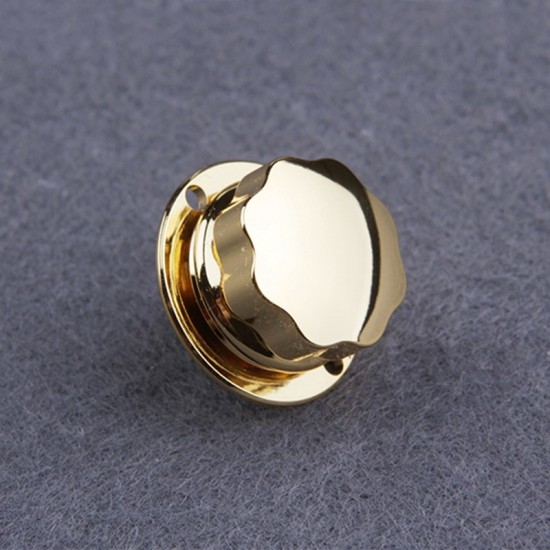 Japanese solid brass 18K real gold plating hardware flower spring lock Japanese solid brass 18K real gold plating hardware flower spring lock
