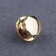 Japanese solid brass 18K real gold plating hardware flower spring lock Japanese solid brass 18K real gold plating hardware flower spring lock