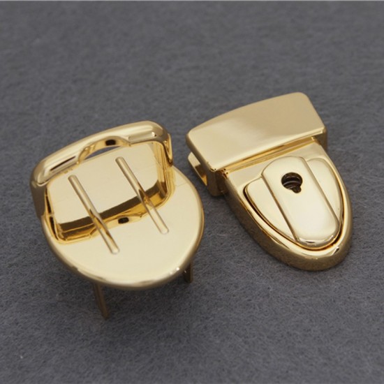 Japanese solid brass 18K real gold plating hardware key lock Japanese solid brass 18K real gold plating hardware key lock