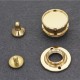 Japanese solid brass 18K real gold plating hardware round spring lock