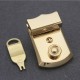Japanese solid brass 18K real gold plating hardware square lock Japanese solid brass 18K real gold plating hardware square lock