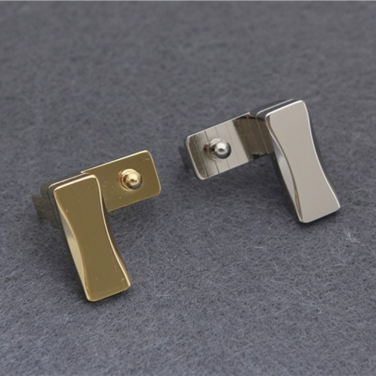 Japanese solid brass 18K real gold plating hardware swivel lock