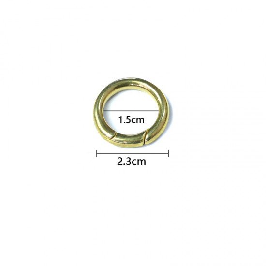 Solid brass spring gate O-Ring 2pc/lot, lock 14