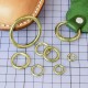 Solid brass spring gate O-Ring 2pc/lot, lock 14