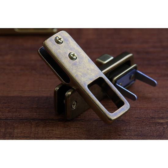 World debut, TOP quality, order making solid brass hardware, lock 6