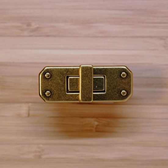 World debut, TOP quality, order making solid brass hardware, lock 7