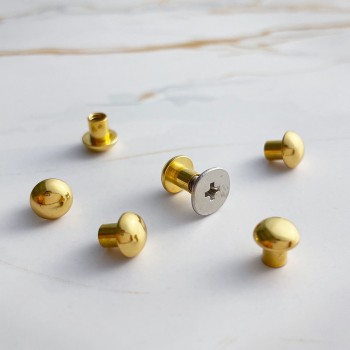10pc/lot stainless steel mushroom stud