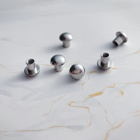 10pc/lot stainless steel mushroom stud