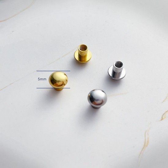 10pc/lot stainless steel mushroom stud