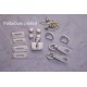 Palladium and thick 24K real gold plated Hermes hardware kit