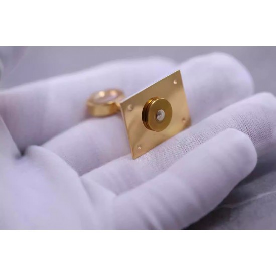 Palladium and thick 24K real gold plated Hermes hardware kit