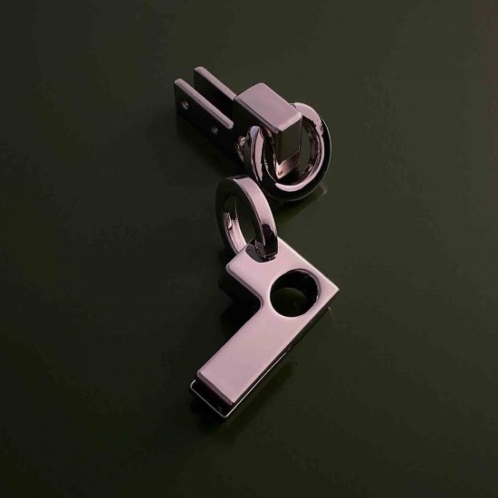 High quality alloy Prada bag hanger 2pc/lot