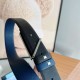 Prada waist belt buckle 35mm black and blue