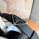 Prada waist belt buckle 35mm black and blue