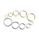10pc/lot Gold and silver stainless steel ring
