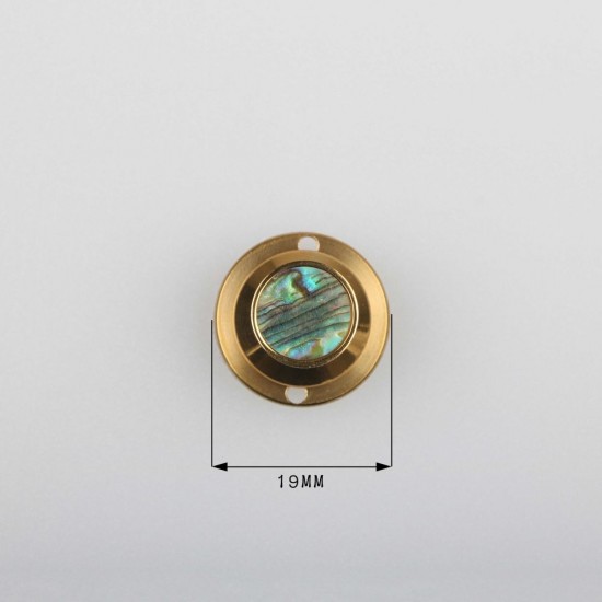 Japanese solid brass 18K real gold plating hardware shell cap spring lock Japanese solid brass 18K real gold plating hardware shell cap spring lock