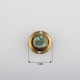 Japanese solid brass 18K real gold plating hardware shell cap spring lock Japanese solid brass 18K real gold plating hardware shell cap spring lock