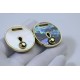 High quality stainless steel shell hasp bag lock