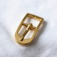Japanese solid brass center bar needle buckle, 6pc/lot