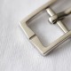 Japanese solid brass center bar needle buckle, 6pc/lot