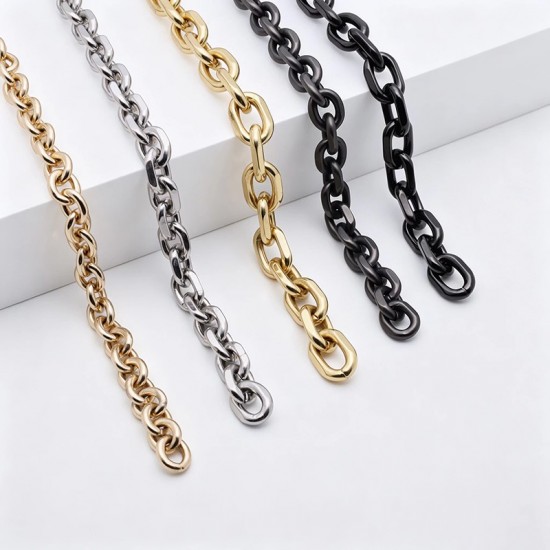 High quality Solid brass O shape chain collection High quality Solid brass O shape chain collection