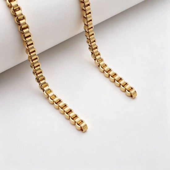 High quality Solid brass box style chain High quality Solid brass box style chain