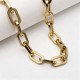 High quality Solid brass cross style chain