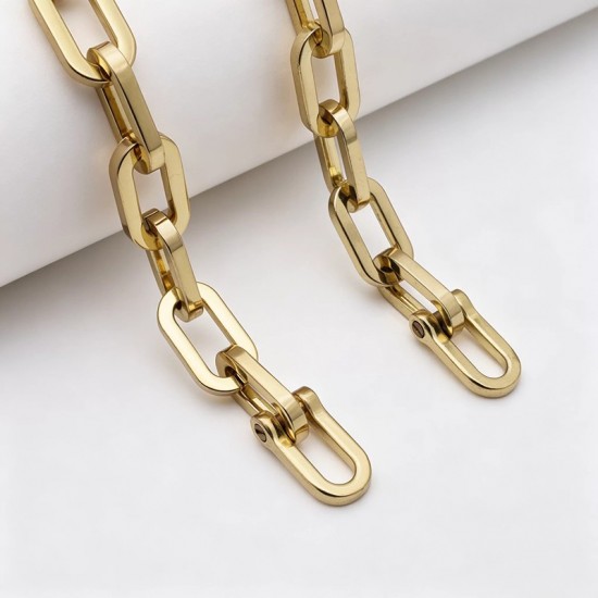 High quality Solid brass cross style chain