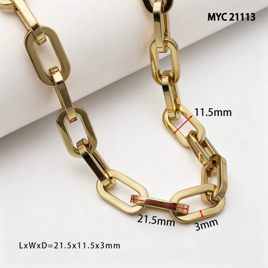 High quality Solid brass cross style chain