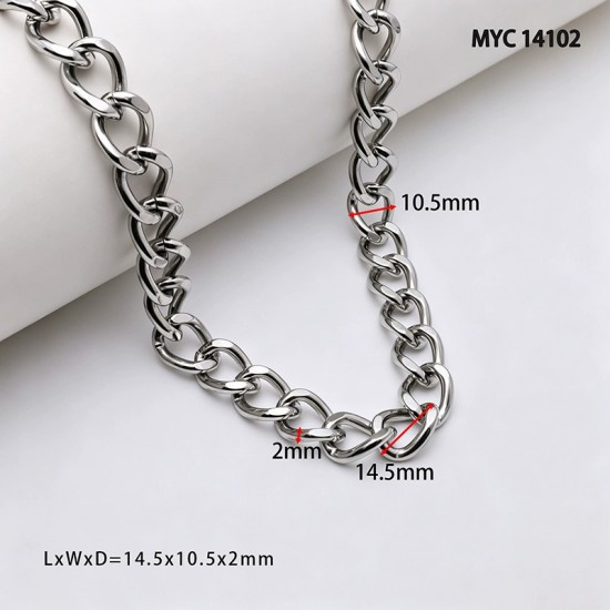High quality Solid brass flat chain collection High quality Solid brass flat chain collection