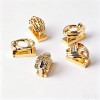 High quality solid brass flora hasp bag lock