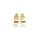 High quality solid brass handle tabs strap limiter, 2pc/lot