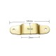 High quality solid brass handle tabs strap limiter, 2pc/lot