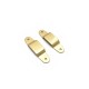 High quality solid brass handle tabs strap limiter, 2pc/lot