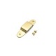 High quality solid brass handle tabs strap limiter, 2pc/lot