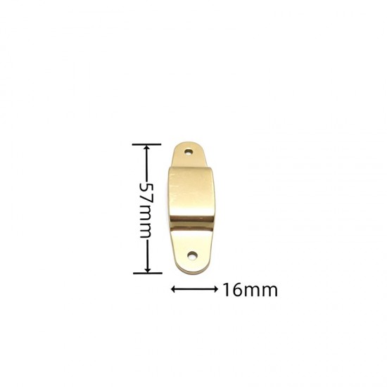 High quality solid brass handle tabs strap limiter, 2pc/lot