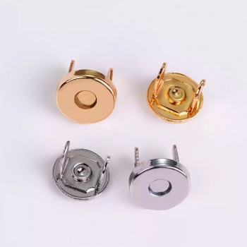 Solid brass no lid thick magnetic button, 9mm, 5pc/lot
