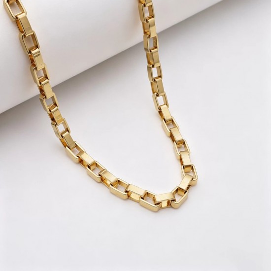 High quality Solid brass square style chain