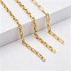 High quality Solid brass square style chain