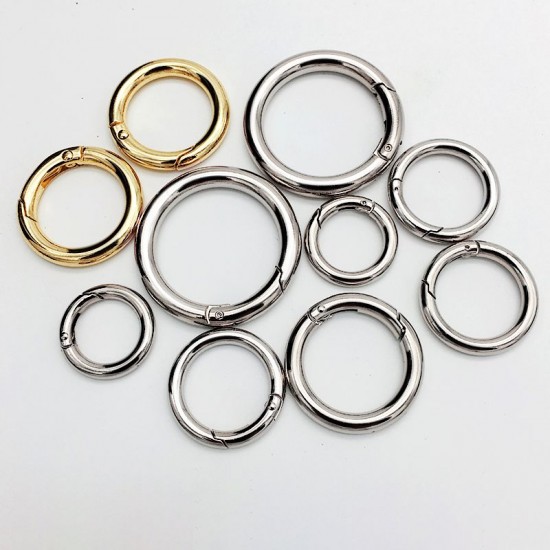 Stainless steel spring gate O-Ring 2pc/lot Stainless steel spring gate O-Ring 2pc/lot