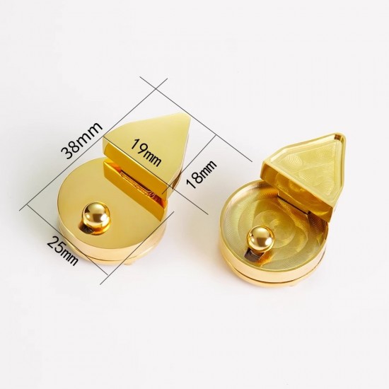 Stainless steel DIY inlay bag lock Stainless steel DIY inlay bag lock