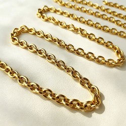 High quality stainless steel O style chain 6.5mm 6.8mm 9mm